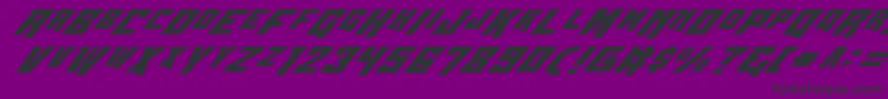 Wbv4i Font – Black Fonts on Purple Background