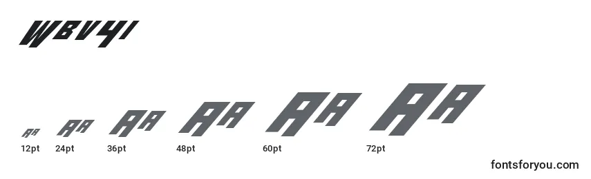Wbv4i Font Sizes