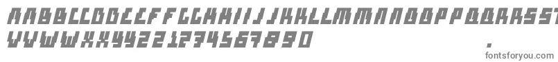 JoseAndreas-fontti – harmaat kirjasimet valkoisella taustalla