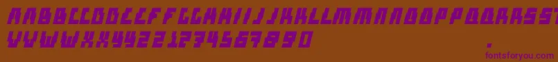 JoseAndreas Font – Purple Fonts on Brown Background