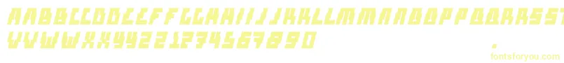 JoseAndreas Font – Yellow Fonts on White Background