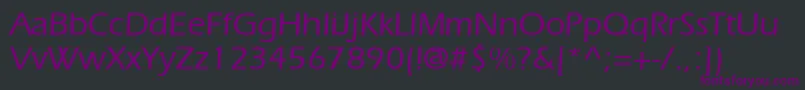 SpeedoBookSsiMedium Font – Purple Fonts on Black Background