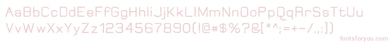 JungleBurnout Font – Pink Fonts on White Background