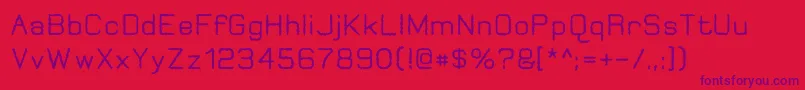 JungleBurnout Font – Purple Fonts on Red Background