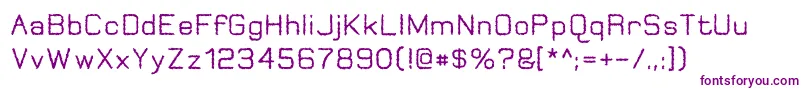 JungleBurnout Font – Purple Fonts on White Background