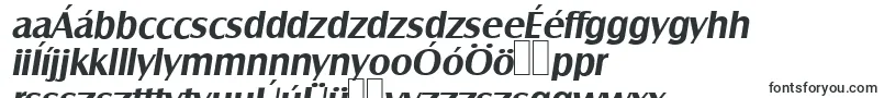 Шрифт SalzburgserialBolditalic – венгерские шрифты