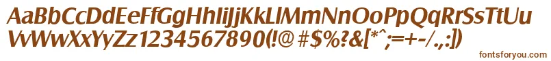 SalzburgserialBolditalic Font – Brown Fonts