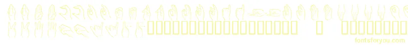 Police Handsign – polices jaunes