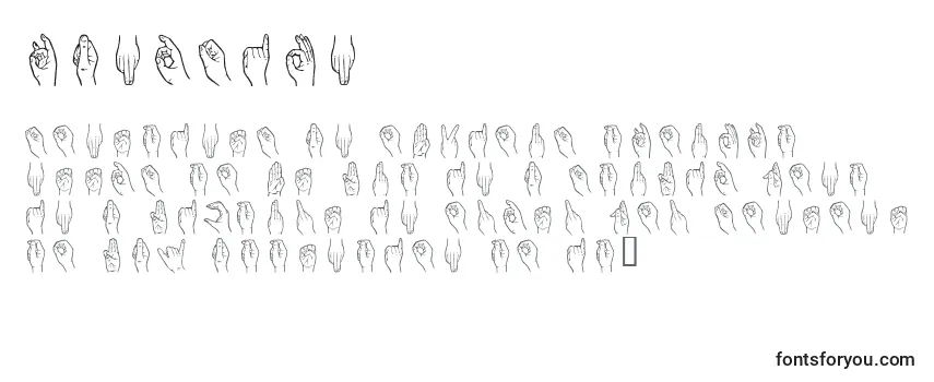 Handsign Font