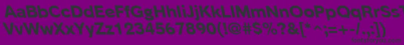 PhinsterleftyxboldRegular Font – Black Fonts on Purple Background