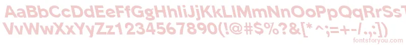 PhinsterleftyxboldRegular Font – Pink Fonts on White Background