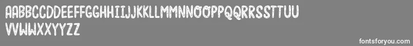 Moonfishdemo Font – White Fonts on Gray Background