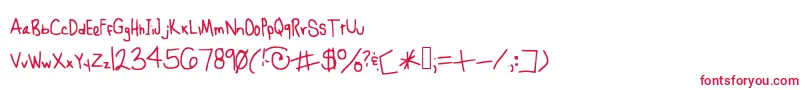 Hurryupweredreaming Font – Red Fonts