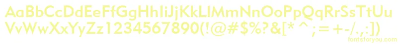 Geometric415MediumBt Font – Yellow Fonts