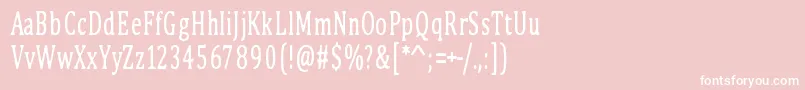 PinkBunny2 Font – White Fonts on Pink Background