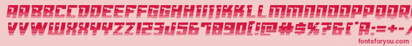 Dangerbothalf Font – Red Fonts on Pink Background