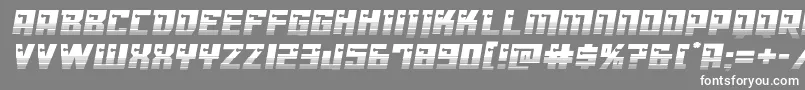 Dangerbothalf Font – White Fonts on Gray Background