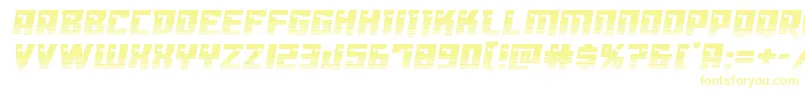 Dangerbothalf Font – Yellow Fonts on White Background