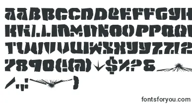 SpaceJunker font – army Fonts