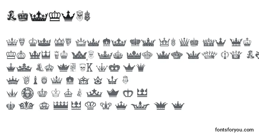 TheKing Font – alphabet, numbers, special characters
