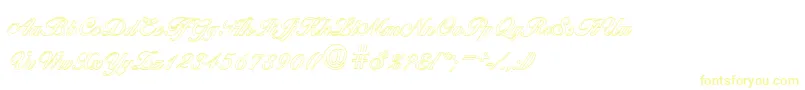 BallantinesoutlineMediumRegular Font – Yellow Fonts