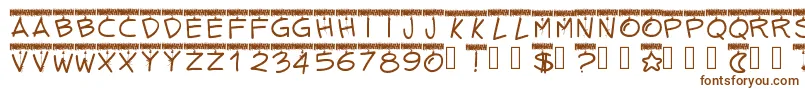 Pwtinselletters Font – Brown Fonts