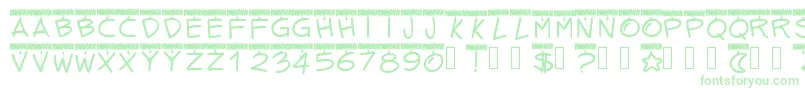 Pwtinselletters Font – Green Fonts