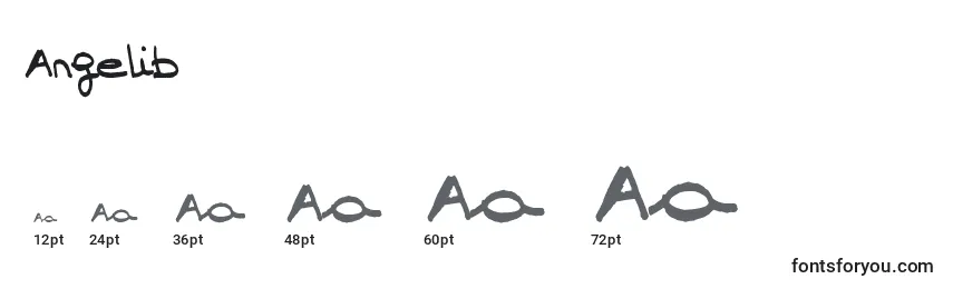 Angelib Font Sizes