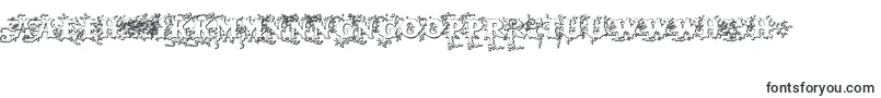 Darkwoodbeveled-Schriftart – maorische Schriften