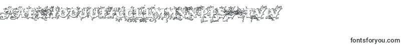 Darkwoodbeveled-Schriftart – samoanische Schriften