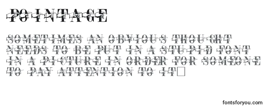 Pointage Font