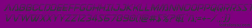 Discotechiahalf Font – Black Fonts on Purple Background