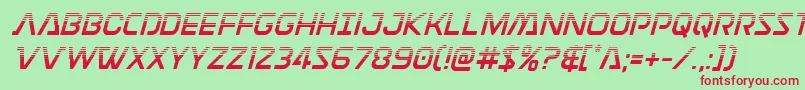 Discotechiahalf Font – Red Fonts on Green Background