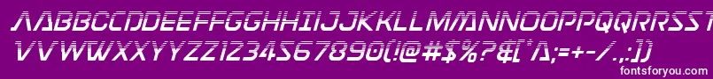 Discotechiahalf Font – White Fonts on Purple Background