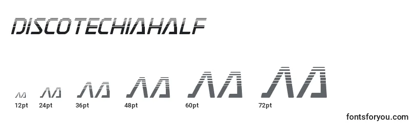 Discotechiahalf Font Sizes