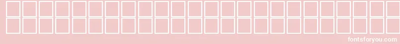 フォントMcsElectronSURound. – ピンクの背景に白い文字