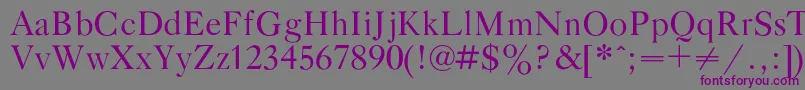 Gazetatitulc Font – Purple Fonts on Gray Background