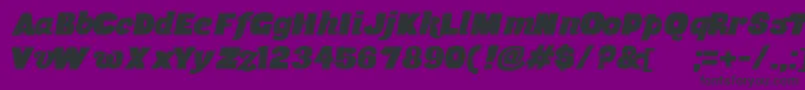 More about Nuornata Font Nuornata Font – Black Fonts on Purple Background