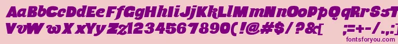 More about Nuornata Font Nuornata Font – Purple Fonts on Pink Background