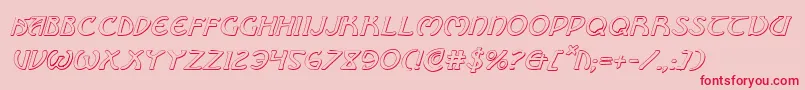 Brinathynsi Font – Red Fonts on Pink Background