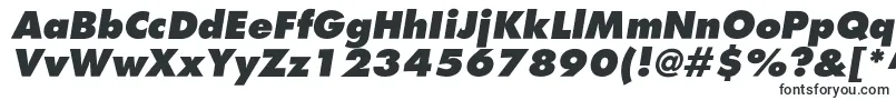 AgfatumextraboldcItalic-fontti – Mangafontit