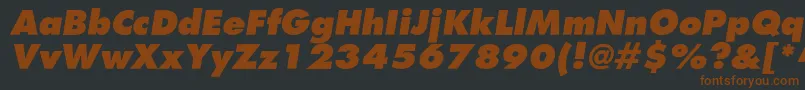 More about AgfatumextraboldcItalic Font AgfatumextraboldcItalic Font – Brown Fonts on Black Background
