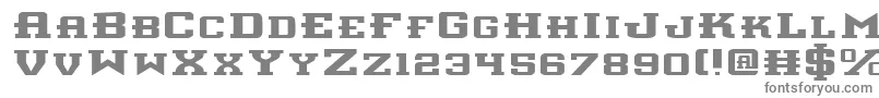 InterceptorExpanded Font – Gray Fonts on White Background