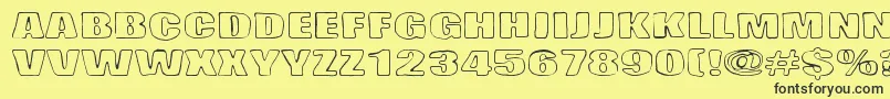 More about Lasihiekka Font Lasihiekka Font – Black Fonts on Yellow Background