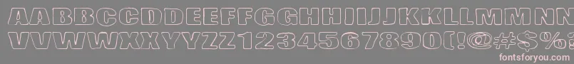 Lasihiekka Font – Pink Fonts on Gray Background