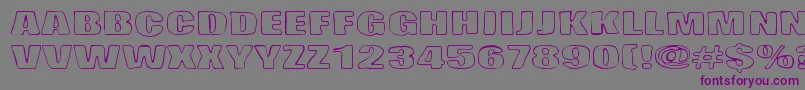 Lasihiekka Font – Purple Fonts on Gray Background