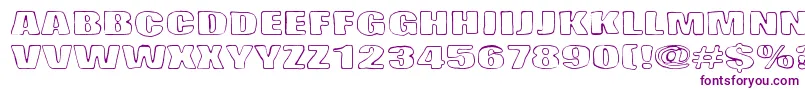 Lasihiekka Font – Purple Fonts on White Background