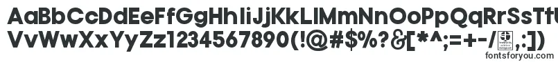 Шрифт TypoGotikaBlackDemo – многолинейные шрифты