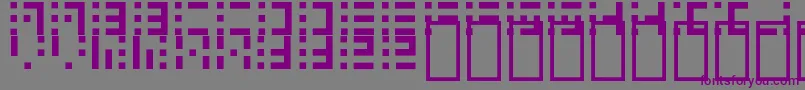 Speakerbox Font – Purple Fonts on Gray Background