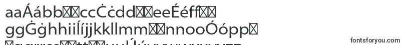 フォントMyriadproSemiext – ゲール文字